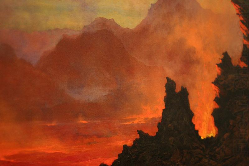 Kilauea Caldera, Sandwich Islands,, Jules Tavernier